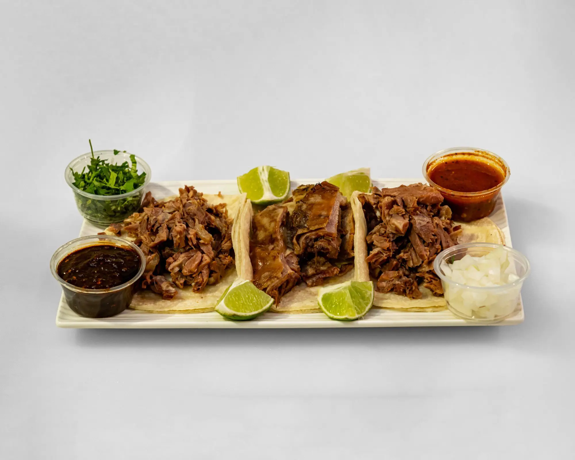 Lunch Tacos (3) Lamb Barbacoa